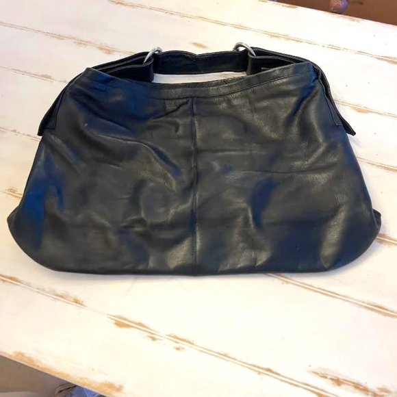 Cape Cod Leather Bags Cape Cod Leather Equestrian Bag In Black